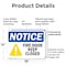 Signmission Fire Door Keep Closed OSHA Notice Sign, Plastic, 18in W x 12in L, 2PK OS-2PACK-NS-P-1218-L-15661 - alternate 3